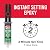J-B Weld InstantWeld - Clear, 2 Minute Set Epoxy Adhesive, Static Mixer No Mess Application - 14ml