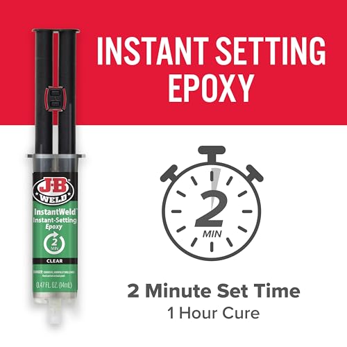 J-B Weld 50111 Instantweld - Clear, 2 Minute Set Epoxy Adhesive thumb #1