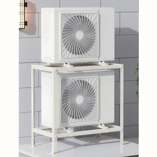Support au Sol Double Niveau pour Mini-Split en Acier Galvanisé Robuste