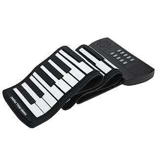 Clavier à 61 touches, fonction d’enregistrement, fonction d’enseignement, imitation de touches de piano, piano enroulable avec port casque pour les écoles, usage domestique - Les Beatles, Paul McCartney, John Lennon, RIngo Starr, George Harrison