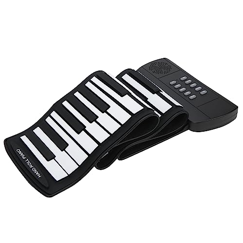 Clavier à 61 touches, fonction d’enregistrement, fonction d’enseignement, imitation de touches de piano, piano enroulable avec port casque pour les écoles, usage domestique - Les Beatles, Paul McCartney, John Lennon, RIngo Starr, George Harrison Clavier à 61 touches, fonction d'enregistrement, fonction d'enseignement, imitation de touches de piano, piano enroulable avec port casque pour les écoles, usage domestique