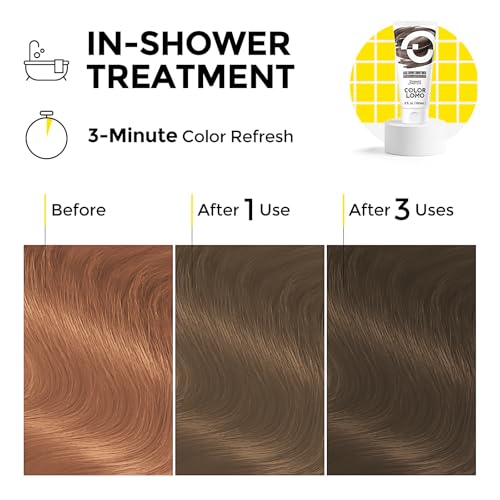 Image of COLORLOMO Semi Permanent Hair Color Depositing Conditioner, Dark Brown
