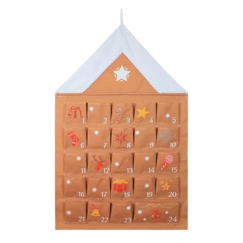 Sac de compte à rebours de Noël taille M pour décoration murale