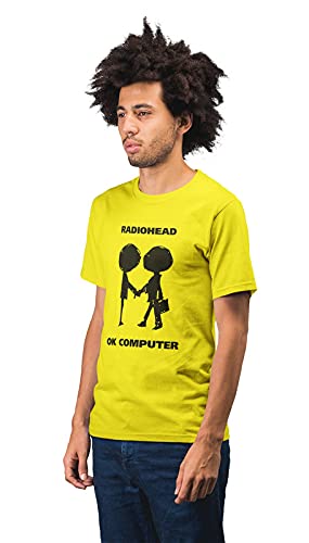 Buy Revind.442 Radiohead 'Ok Computer' Men's 100% Cotton Round