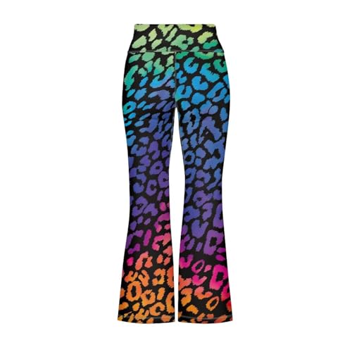 Upetstory Girls Flare Leggings Athletic Dance Running Pants Size 5-14 Years2