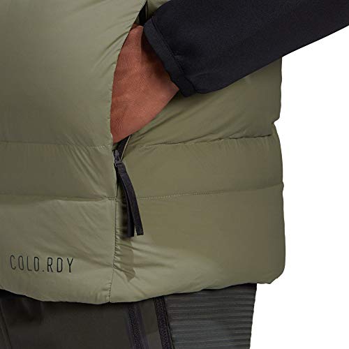 Adidas Down C.R, Gilet Unisex-Adulto, Leggrn, XS