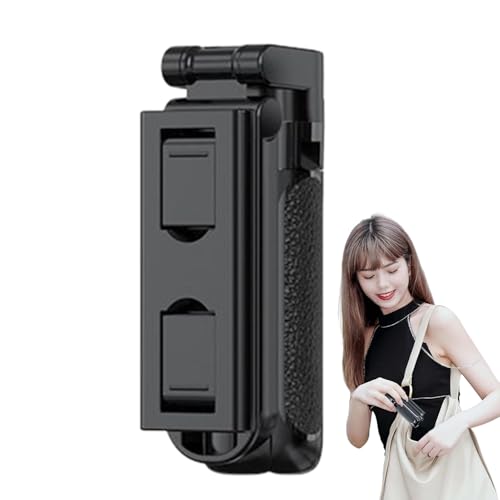 Stabilità Migliorata: Realizzato con lega di alluminio resistente e ganasce in silicona antiscivolo, garantisce posizionamento stabile del telefono e prolunga le sessioni fotografiche con sicurezza