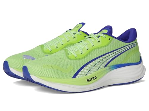 PUMA Puma Mens Velocity Nitro 3 Running Shoes, Fizzy Apple/Lapis Lazuli 11.5 Medium