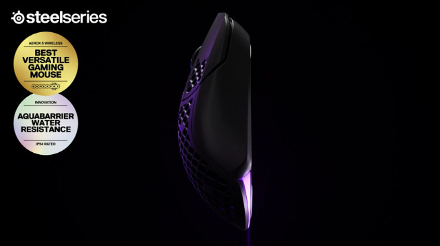 SteelSeries Aerox 5 Wireless - Holey RGB Gaming Mouse - Ultra