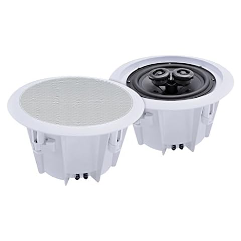 E-Audio 180 W 8-Inch 2-Way Ceiling Speaker - White Cover