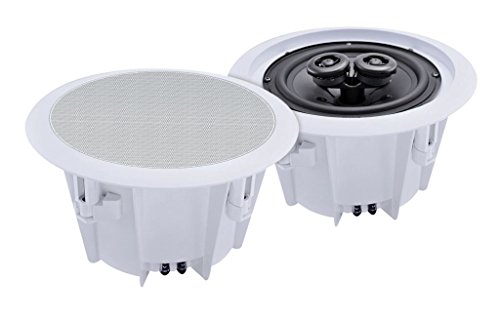 E-Audio 180 W 8-Inch 2-Way Ceiling Speaker - White