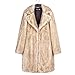 YMADREIG Womens Long Faux Fur Coat Oversized Loose Winter Jackets Trendy Luxury Trench Coat 2025 Open Front Lapel Outerwear