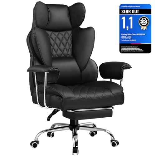 GTPLAYER Gaming Stuhl, Bürostuhl mit...