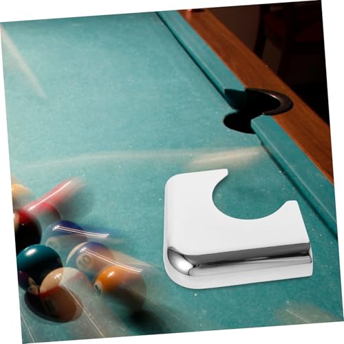 Protector de esquina de mesa de billar Gatuida con diseño de hierro plata reforzado 5