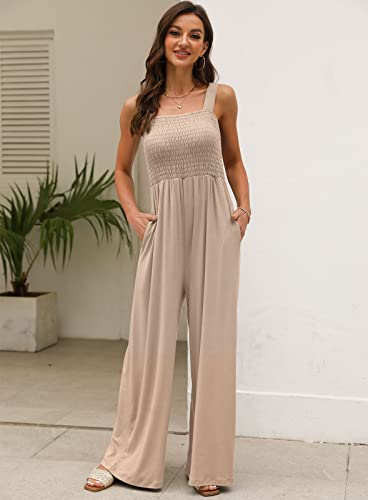 Automet Womens Jumpsuits Casual Jumpers Rompers Summer Outfits Loungewear Sleeveless Sexy Loose Overalls 2023 Comfy Fashion Clothes #TOP2