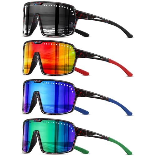 Sport Polarized Sunglasses Men UV Protection Cycling Baseball Glasses Lightweight Big Frame Mountain Bike Goggles