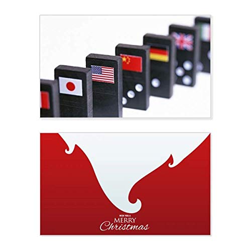 Pai Gow carte de Noël à motif dés pour sublimer vos tables de fête