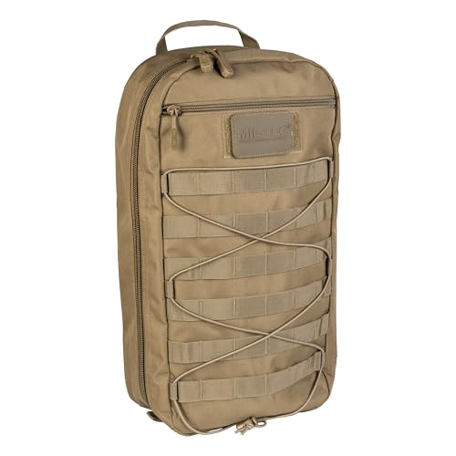 Mil Tec Mochila Tactical Core de 15 litros • Mochila robusta y compacta • Revestimiento de PVC impermeable • Sistema de grabación Molle • Respaldo de malla acolchado, Dark Coyote.