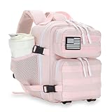 HongXingHai Mini Mochila Tática 9L Unissex, Rosa, P