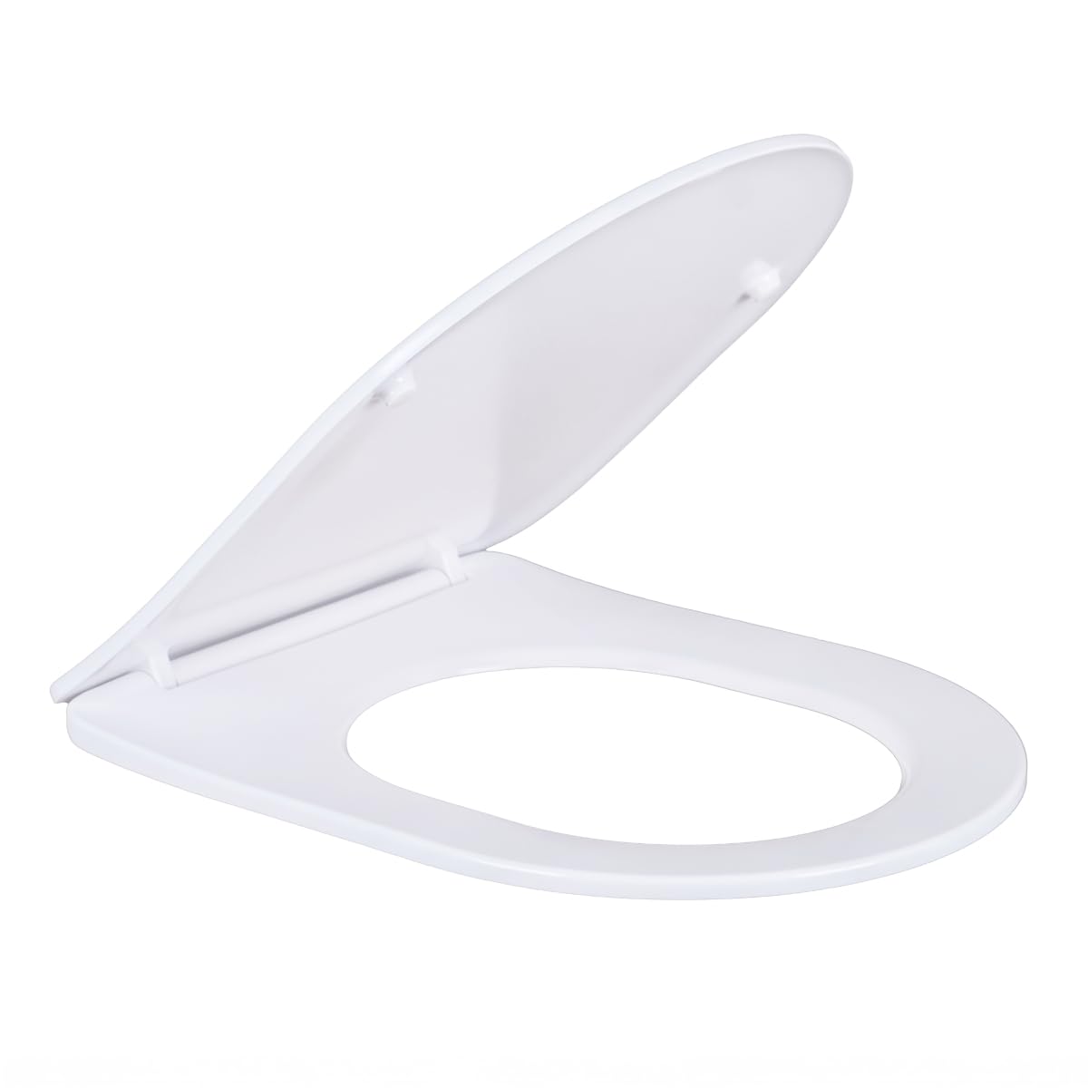 ALONI Hänge-WC Komplettset, Weiß, 36x28x52 cm | ohne Bidet, spülrandlos, Softclose Duroplast mit Quick-Release, Vorwandelement vormontiert 3/6 L, Tanktiefe 80 mm