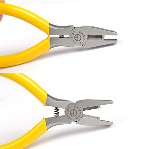 BUYGOO 250 Pcs Data Phone Wire Butt Splice 2/3/T Ports UY/UY2/UR/UR2/UG Crimp Terminal Connectors Assortment Kit - with Connector Crimping Pliers