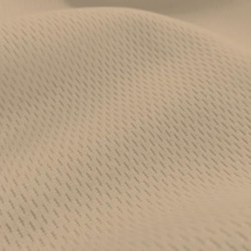 Generic Pico Textiles 20 Yards Bolt - Taupe Polyester Dimple Mesh Jersey Fabric - Sold by The Bolt - Variety of Colors - Durable Athletic Mesh Fabric - for Sewing Soccer & Basketball Jerseys Uniforms