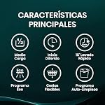 Hisense HS622E10W – Lavavajillas, Capacidad para 13 servicios, 60 cm, Programa ECO, Silencioso, 2, Filtro autolimpiable, Contador digital, Libre instalación, Blanco