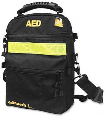 Defibtech Products - Defibtech - Soft Nylon Carrying Case for Lifeline AED Defibrillator/Accessories, Black - Sold As 1 Each - Designed to hold a Lifeline AED defibrillator, extra sets of pads, an extra battery and other accessories. - Made of ballistic nylon with a highly reflective safety strip. - Carrying handle.