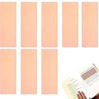 XINCHENG 8Pcs Reading Ruler for Dyslexia, Coloured Overlays for Dyslexia, Guided Reading Strips, Reading Ruler for Dyslexia for Children to Reduce Visual Stress