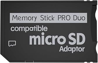 1 x MicroSD Memory Stick Pro Duo Converter Adapter, Compatible with 32 GB