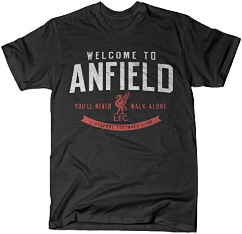 Liverpool FC Shield T Shirt (Small) Black