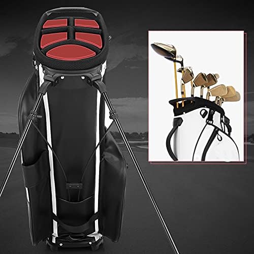 Golf Bag Full Waterproof Stand Bag Men's and Women's Lightweight Full Set of Clubs Black (Gray)