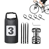 Vorderradgabel Fahrradtaschen, Fahrrad Vorderradtasche, Stabiler Tragbarer Radrucksack Gepäckträger Fahrradtasche für Rennräder, Outdoor Radfahren
