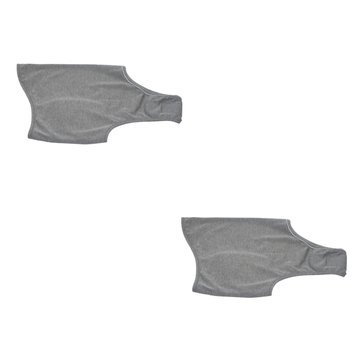 BESPORTBLE 2pezzi Giacca Antistress per Cani Cappotto Avvolgente Grigio Taglia s Abbigliamento per Animali Domestici per Ansia e Stress Ambientali