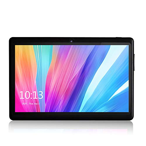 7 Inch Tablet Android 10.0, Quad Core Processor, 1024x600 HD IPS Display, 16GB 64(128) GB Expand, Wi-Fi, Bluetooth, Play Store Netflix Skype 3D Game Supported Google Certified Tablet (Black)