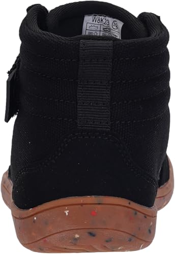 Wide Little Kid Knit Barefoot + Hi-top Wide Little Kid Canvas Barefoot4