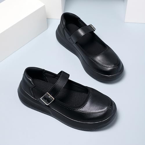 Women Round Toe Platform Mary Jane Walking Shoes Classic Adjustable Hook and Loop Comfort Wedge Dress Pumps Casual Non-Slip Nurse Work Shoes4
