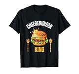 Cheeseburger King Funny Cheeseburger Lover Humor T-Shirt