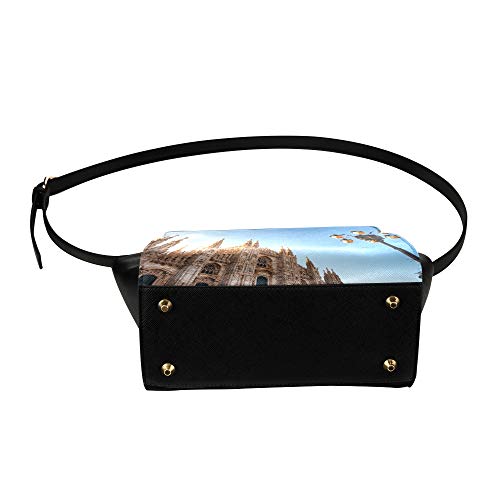 Small Travel Bag For Men Unusual Beautiful Milan Cathedral Satchel Bag Crossbody Bags Travel Bags Duffel Shoulder Bags Luggage For Lady Girl Women Shoulder Bag