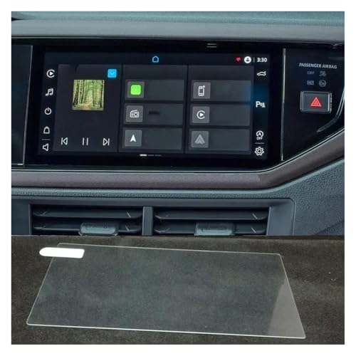 Verre Trempé Anti-Rayures Pour Ecran GPS VW Virtus 2023 Protection Tactile Haute Sensibilité