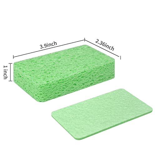 Image of 12 - Pack Non-Scratch Scrub Sponges - Sponges for Dishes and Washing Dishes, Cleaning Sponges for Kitchen Home and More（Multicolor）