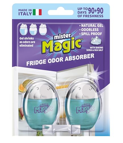 Mister Magic Refrigerator Odor Absorber – Fridge Deodorizer, Long Duration,