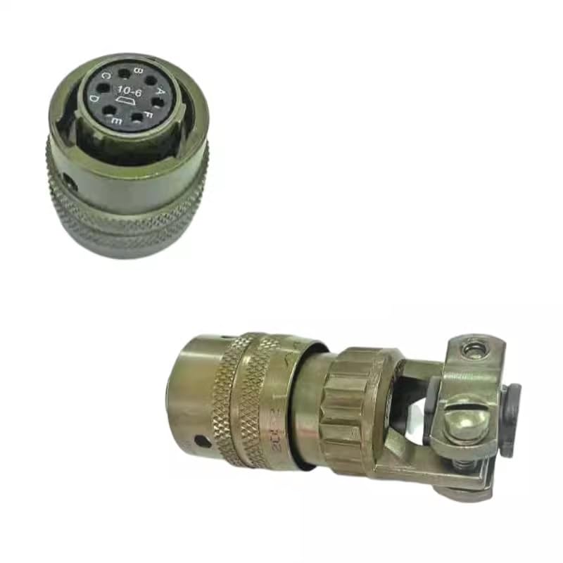 PT02E-10-6P 6 Pin Core Aviation Plug Connector Waterproof