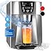 Produktbild Klarstein Eiswürfelmaschine Klein, Ice Maschine & Ice Cube Maker, Schneller Eiswürfelbereiter, Eiswürfelgerät für Eiswürfel & Eiswasser, Eiswürfelbehälter, 12kg/24h, Fassungsvermögen 2 L