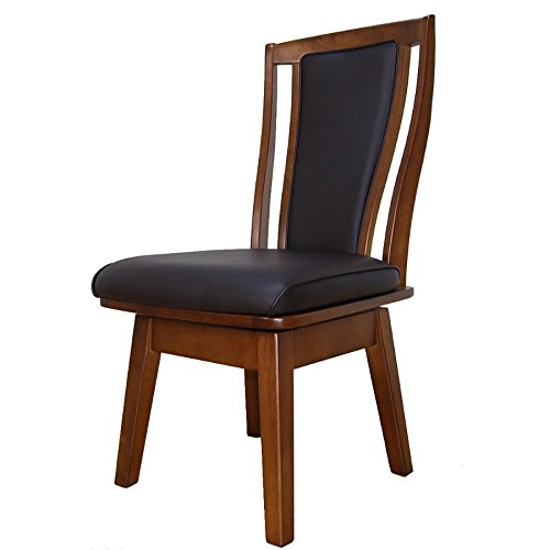 Amazon｜ダイニングチェア 椅子 回転チェア ハイバック crcs (ブラウン