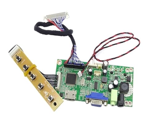 Placa controladora LCD con entradas HDMI y VGA para recuperar pantallas Full HD 1080p