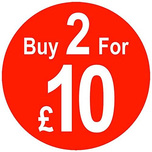 Price Stickers Buy 2 for £10-45mm - 200