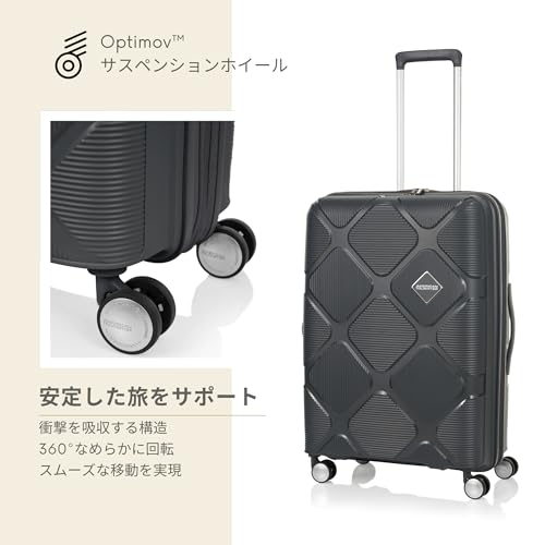 アメリカンツーリスター スーツケース キャリーケース インスタゴン INSTAGON スピナー55/20 エキスパンダブル TSA 機内持込み可 35/42L 55cm 2.8kg 新モデル・ダークグレー