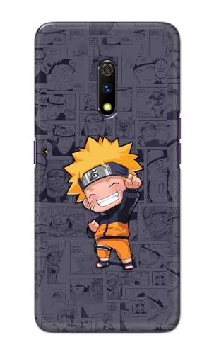Image of PRINTFIDAA Plastic Printed Hard Back Cover Case For Realme X | Oppo K3 Back Cover (Famous Anime Cartoon Character) -112, Multi
