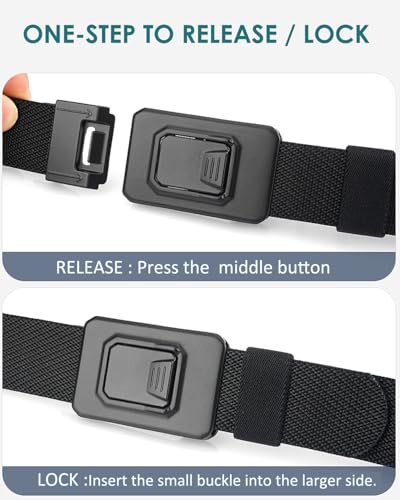Image of Mens Belt, Tactical Military Utility Rigger Work 1.25 Inch Belts for Men Women with Quick Release Buckle (Grey, M(40 inch-46 inch Waist))